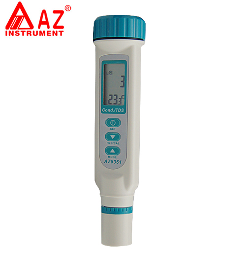 臺(tái)灣衡欣 AZ8361便攜式TDS水質(zhì)測(cè)試筆 TDS檢測(cè)筆電導(dǎo)率帶溫度補(bǔ)償