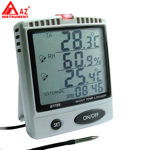 AZ87799  Temp. RH Recorder with Probe